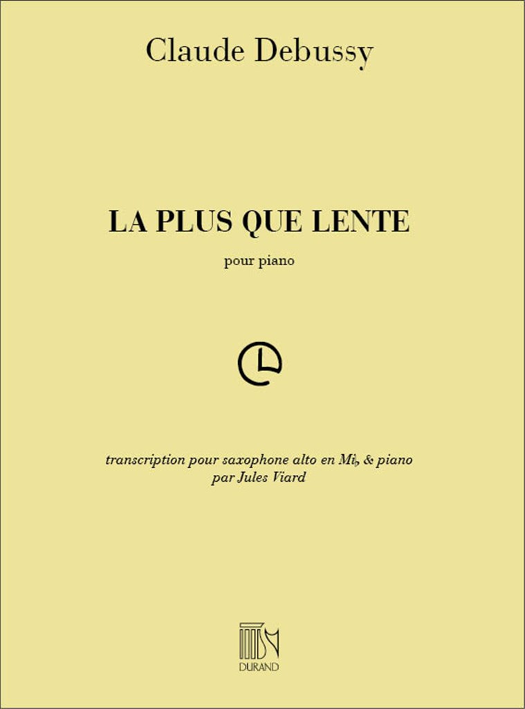 Plus Que Lente Saxo-Piano